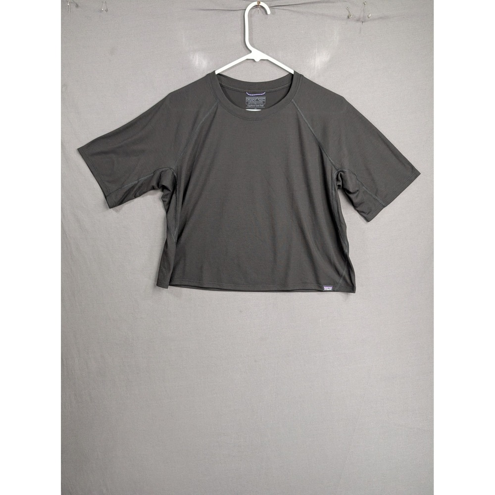 Patagonia Capilene Cool Trail Short Sleeve Shirt Gray Small 8335